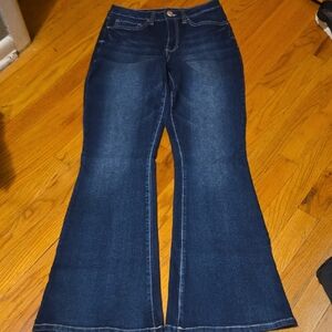 YMI Dark Blue Flare Jeans